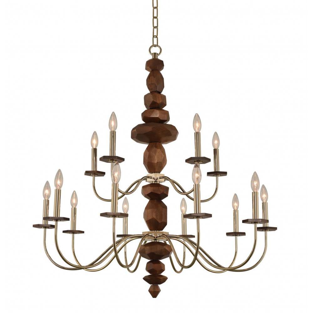Lassen (10+5) Light 2 Tier Chandelier