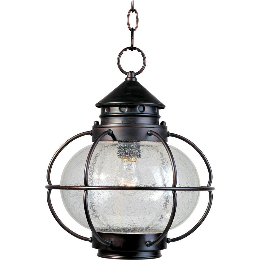 Portsmouth 12 Inch Outdoor Hanging Lantern – Oil Rubbed Bronze