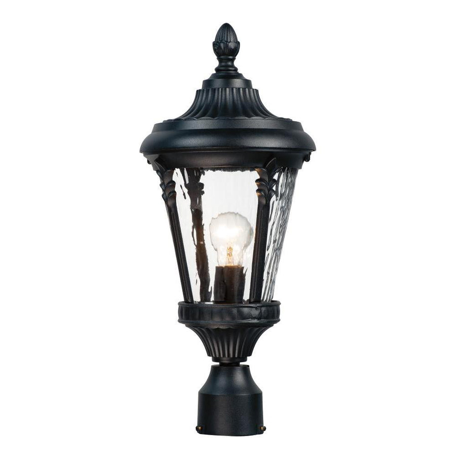 Sentry 9 Inch Outdoor Post Lantern – Black