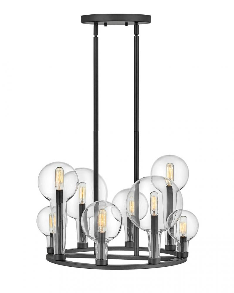 Hinkley Lighting ALCHEMY 30526BK Chandelier Industrial - Black