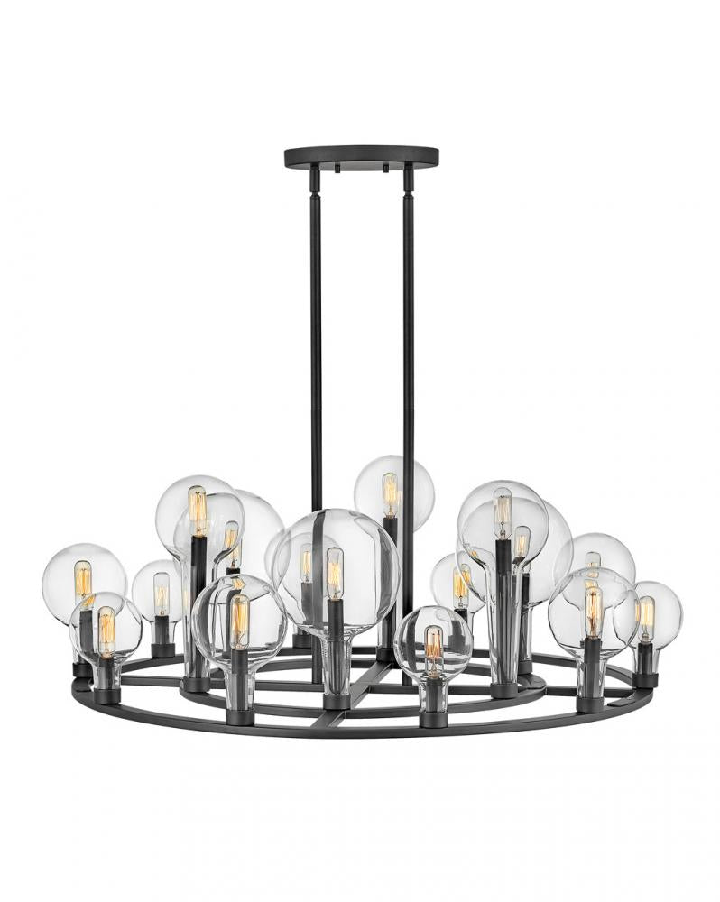 Hinkley Lighting ALCHEMY 30529BK Chandelier Industrial - Black