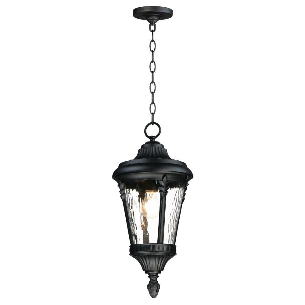 Sentry 9 Inch Outdoor Hanging Lantern – Black