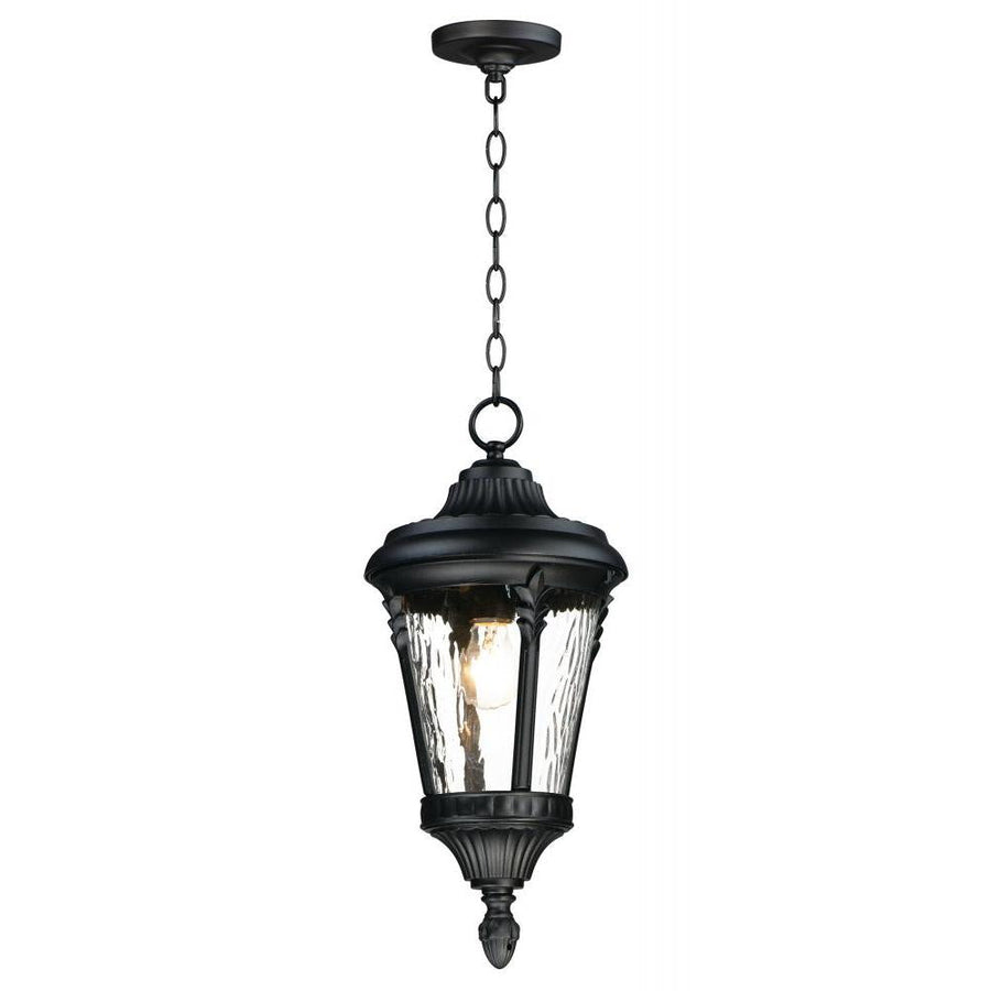 Sentry 9 Inch Outdoor Hanging Lantern – Black