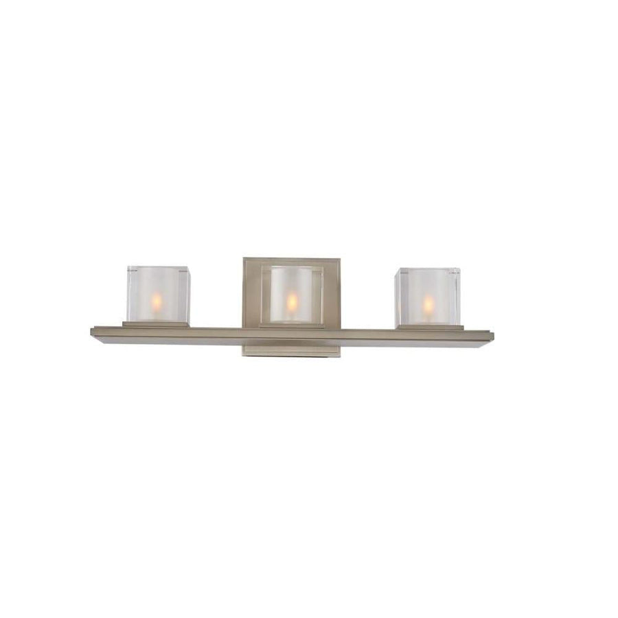 Naples 20 Inch Bath Vanity Light – Satin Nickel – 306433SN