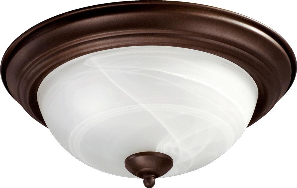 Quorum Lighting 3066-13-86 Flush Mount Traditional - Oiled Bronze