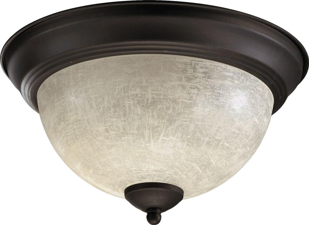 Quorum Lighting 3067-11-86 Flush Mount Traditional - Oiled Bronze