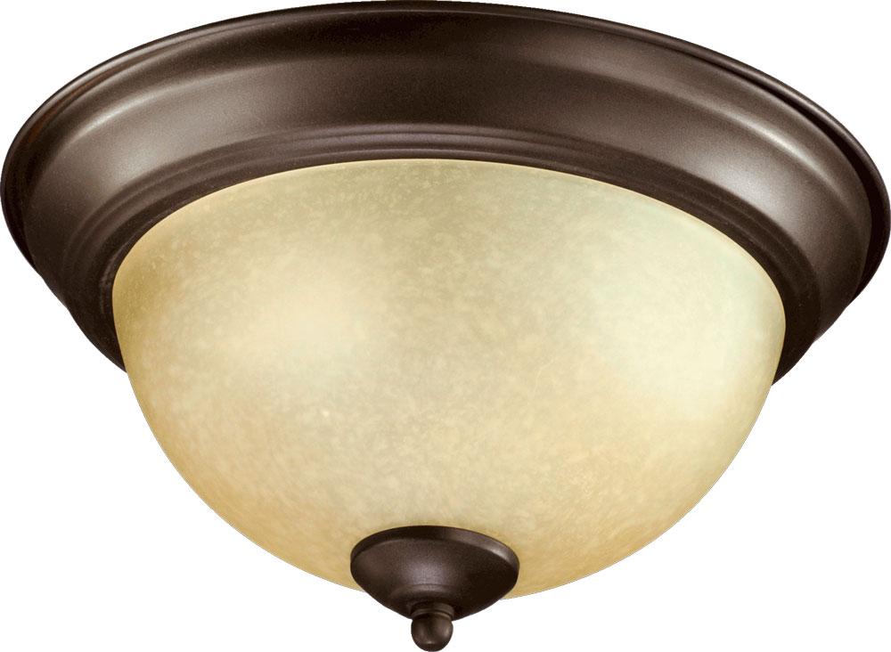 Quorum Lighting 3073-11-86 Flush Mount Traditional - Oiled Bronze