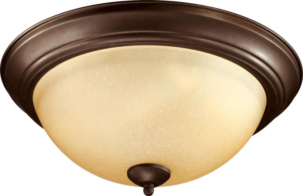 Quorum Lighting 3073-15-86 Flush Mount Traditional - Oiled Bronze