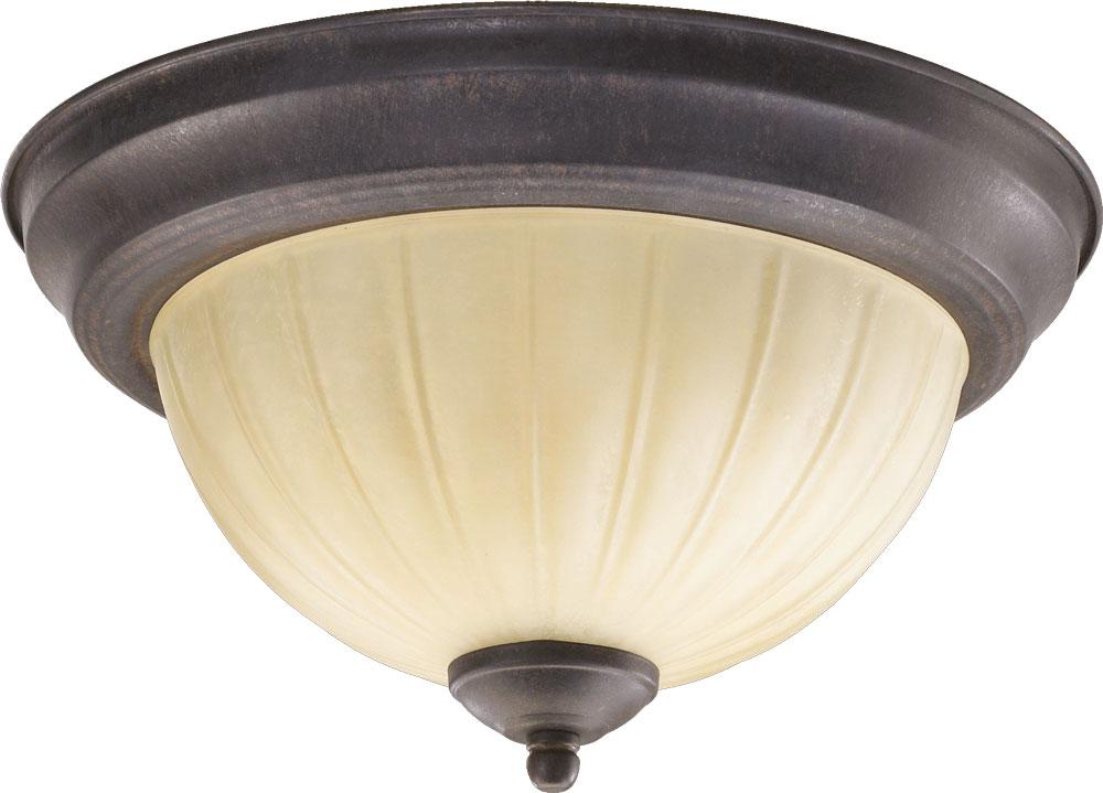 Quorum Lighting 3077-11-44 Flush Mount Traditional - Toasted Sienna