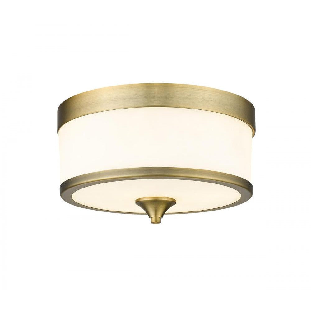 Z-Lite Lighting 307F-HBR Flush Mount Contemporary - Brass