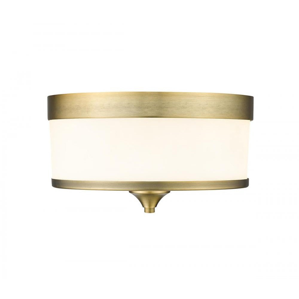 Z-Lite Lighting 307F-HBR Flush Mount Contemporary - Brass