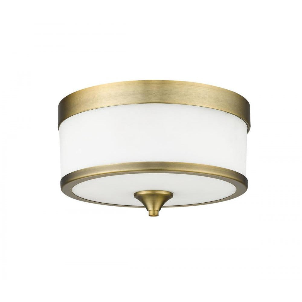 Z-Lite Lighting 307F-HBR Flush Mount Contemporary - Brass