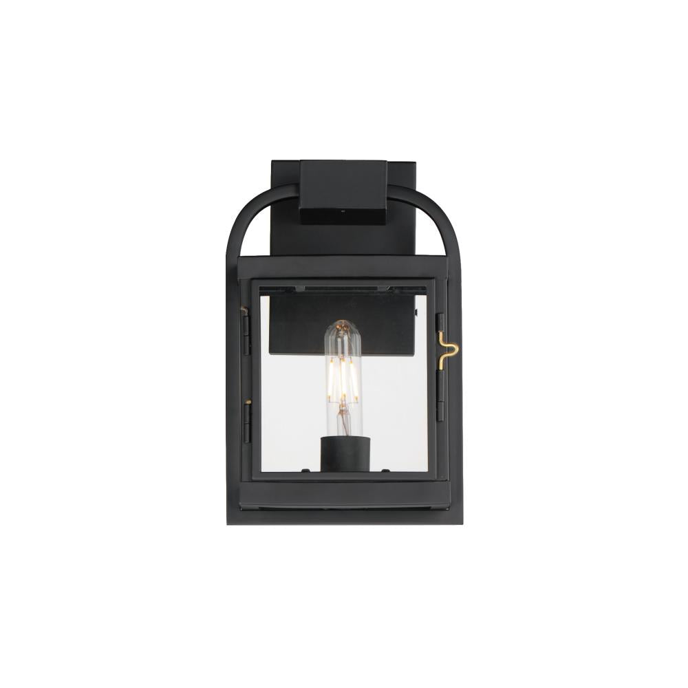 Bonham 7.5 Inch Outdoor Wall Lantern – Black