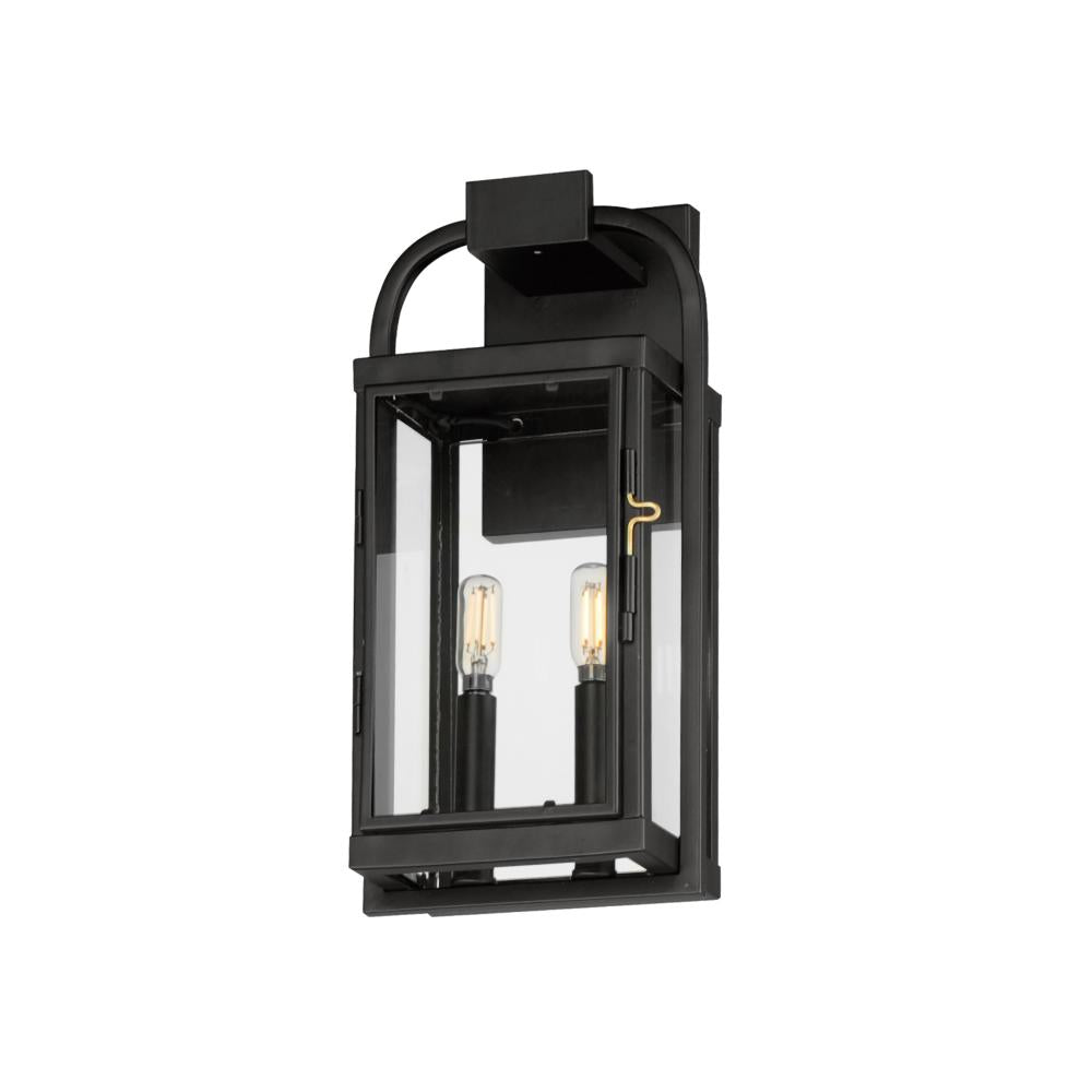 Bonham 7.5 Inch Outdoor Wall Lantern – Black