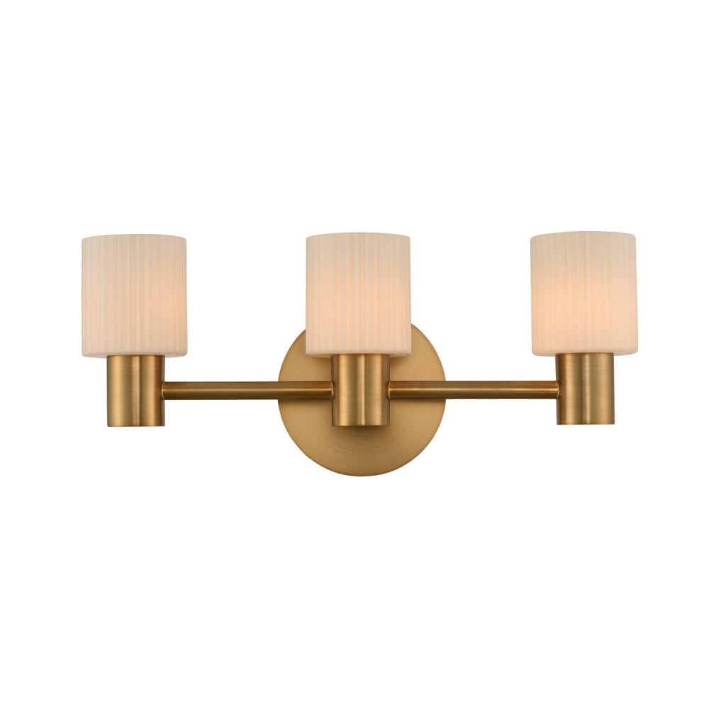 Harlowe 19 Inch Bath Vanity Light – Winter Brass – 308433WB
