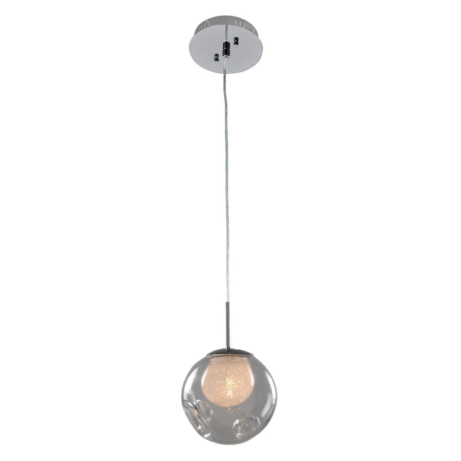 Meteor 6 Inch Pendant – Chrome – 309510CH/CLEAR