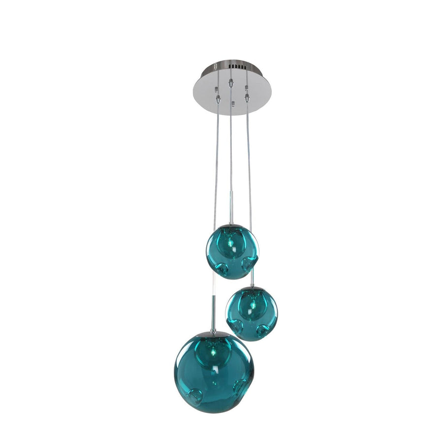 Meteor 10 Inch Pendant – Chrome – 309540CH/AQUA