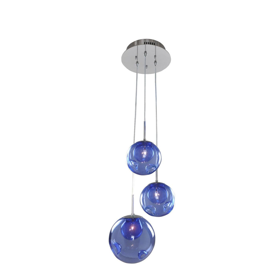 Meteor 10 Inch Pendant – Chrome – 309540CH/SAPPH