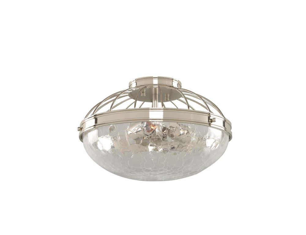 Kalco Lighting MONTAUK 311341PN Flush Mount Casual - Polished Nickel