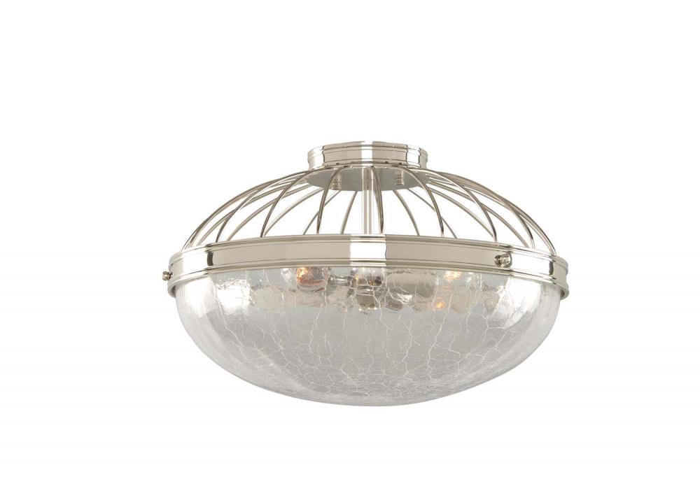 Kalco Lighting MONTAUK 311342PN Flush Mount Casual - Polished Nickel