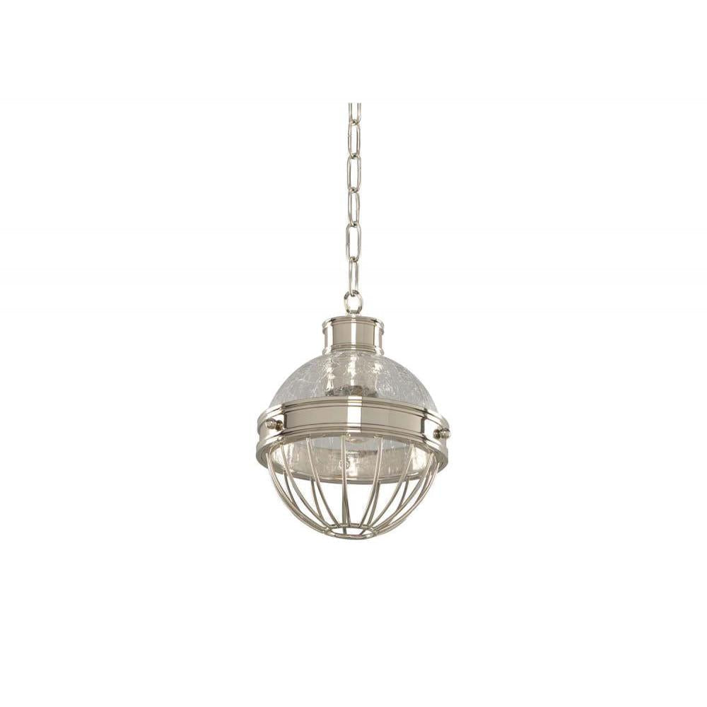 Montauk 7 Inch Pendant – Polished Nickel – 311350PN