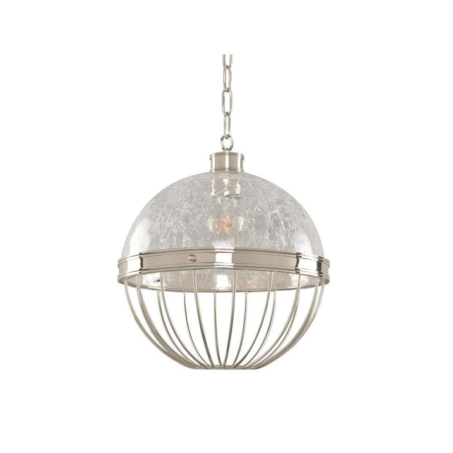 Montauk 12 Inch Pendant – Polished Nickel – 311352PN