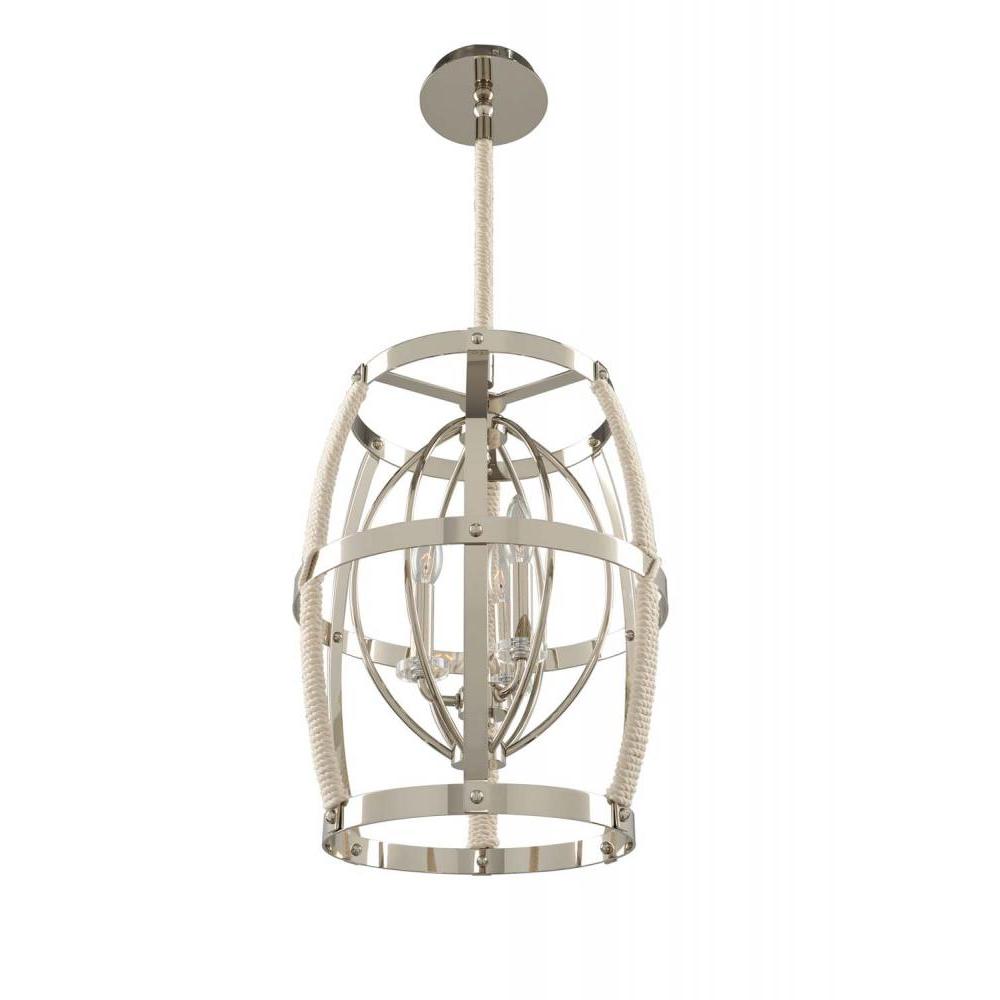 Bradbury 15 Inch Pendant – Polished Nickel – 312551PN