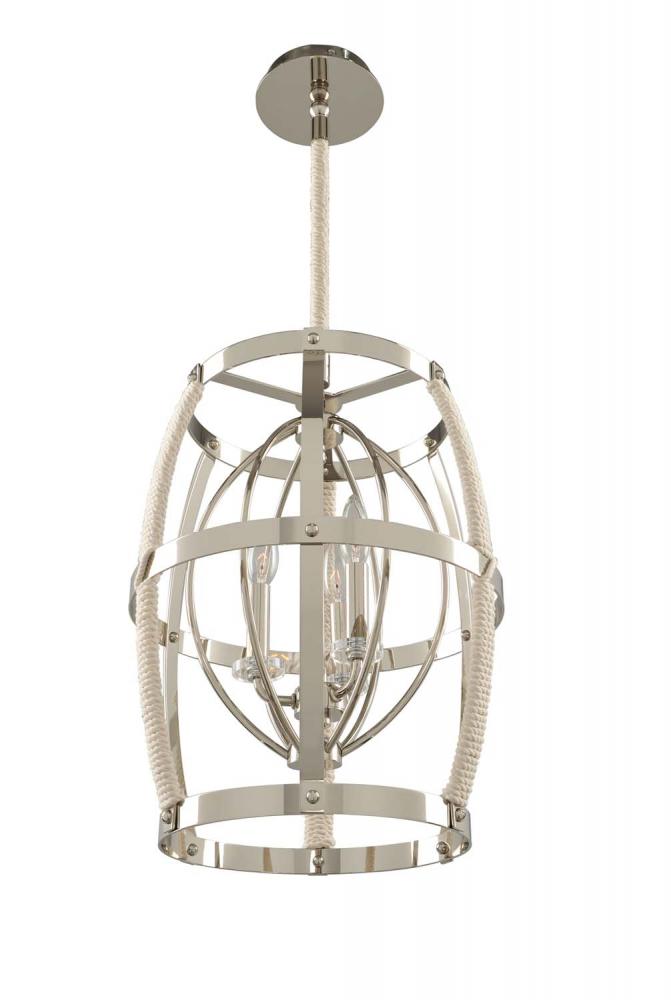 Kalco Lighting BRADBURY 312551PN Pendant Modern - Polished Nickel