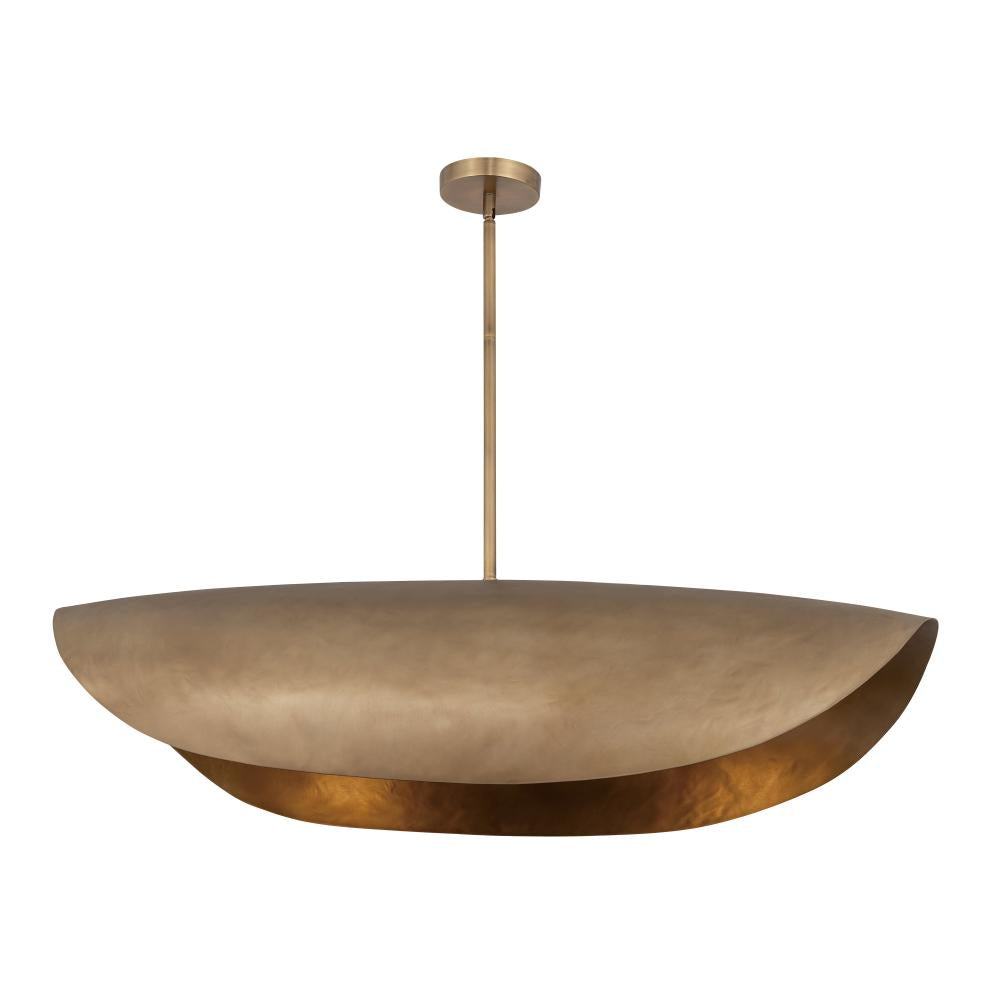 Denarii 43 Inch Linear Pendant – Natural Gold