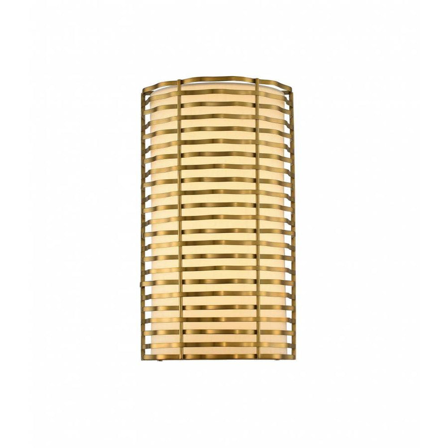Paloma 8 Inch Wall Sconce – Vintage Brass – 312720VBR