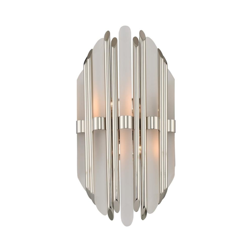 Massina 8 Inch Wall Sconce – Polished Nickel – 312920PN