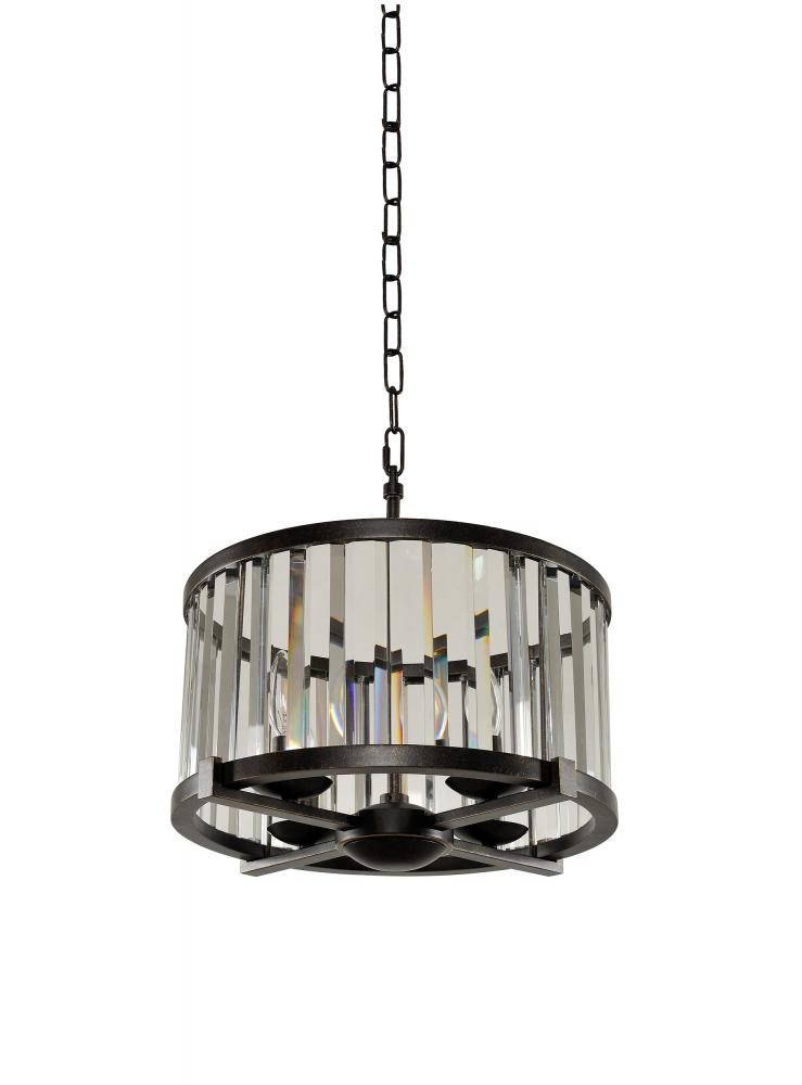 Kalco Lighting ESSEX 314252SB Pendant Art Deco - Bronze