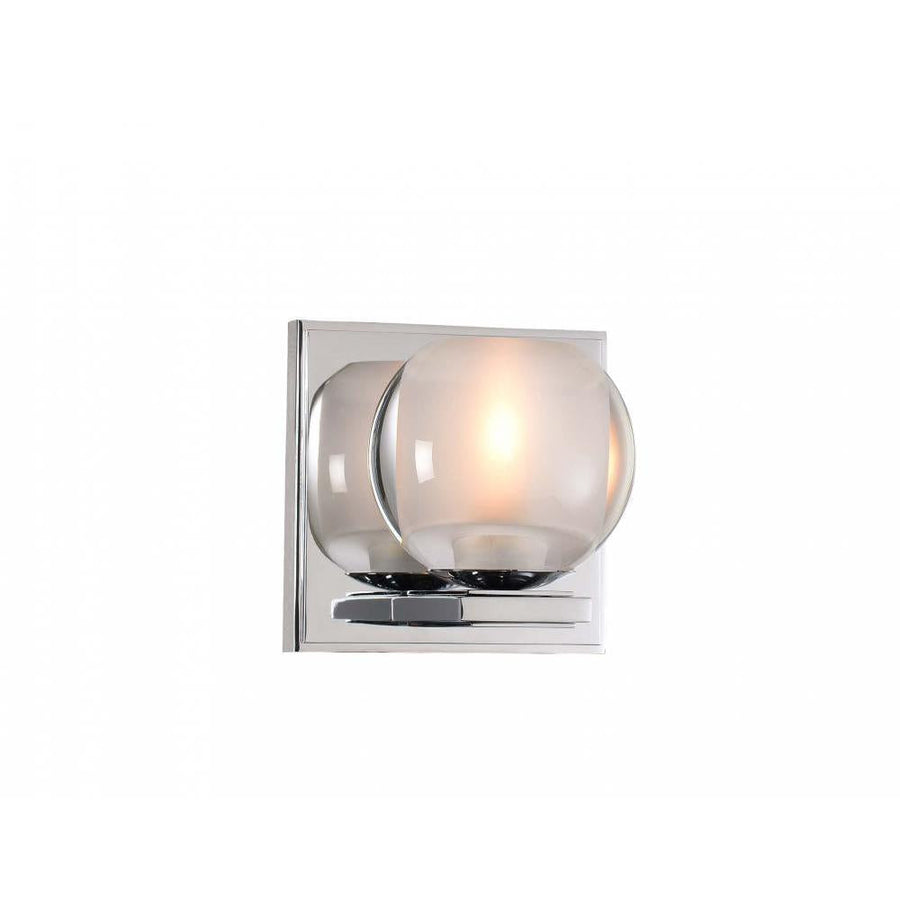 Corona 5 Inch Bath Vanity Light – Satin Nickel – 315031CH