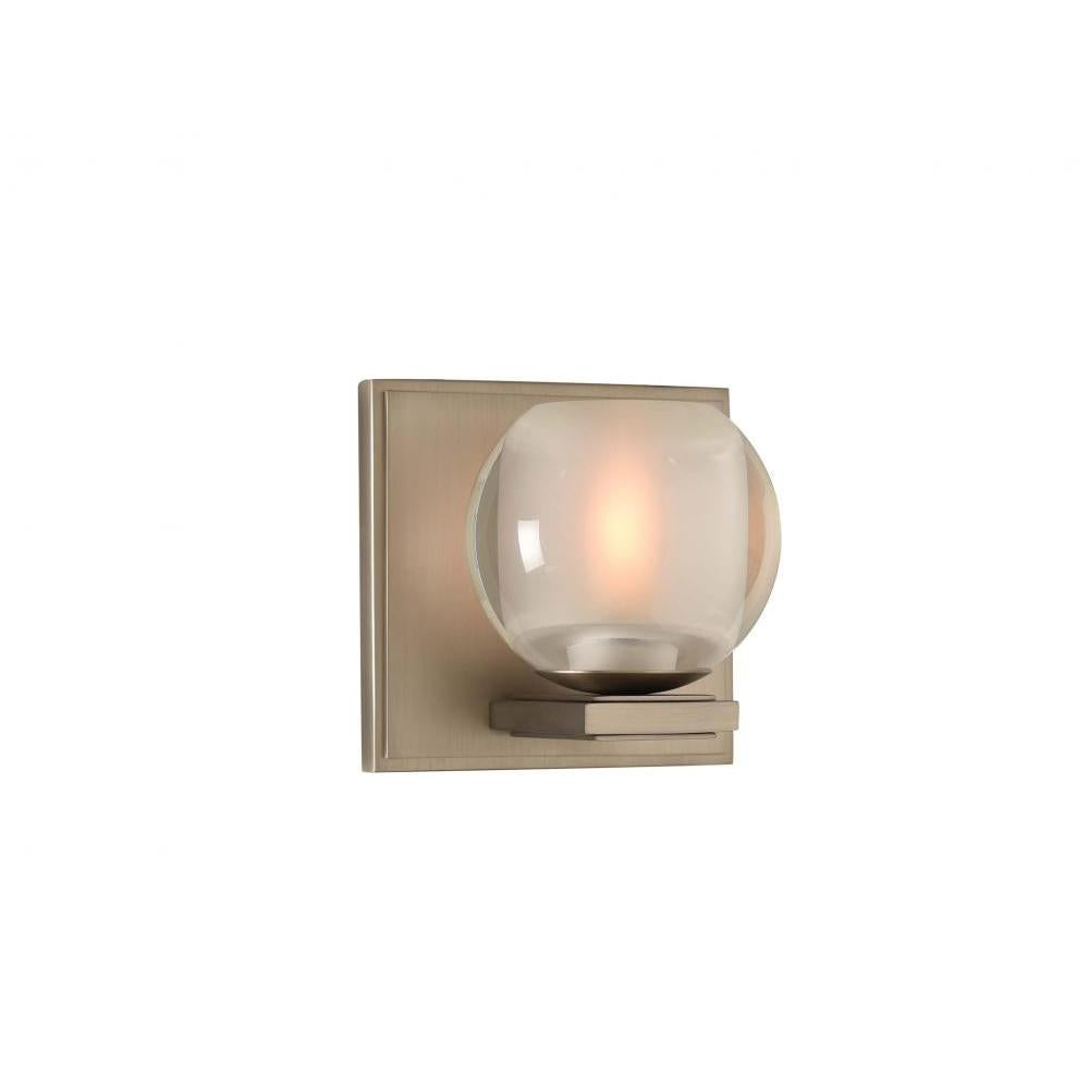 Corona 5 Inch Bath Vanity Light – Satin Nickel – 315031SN