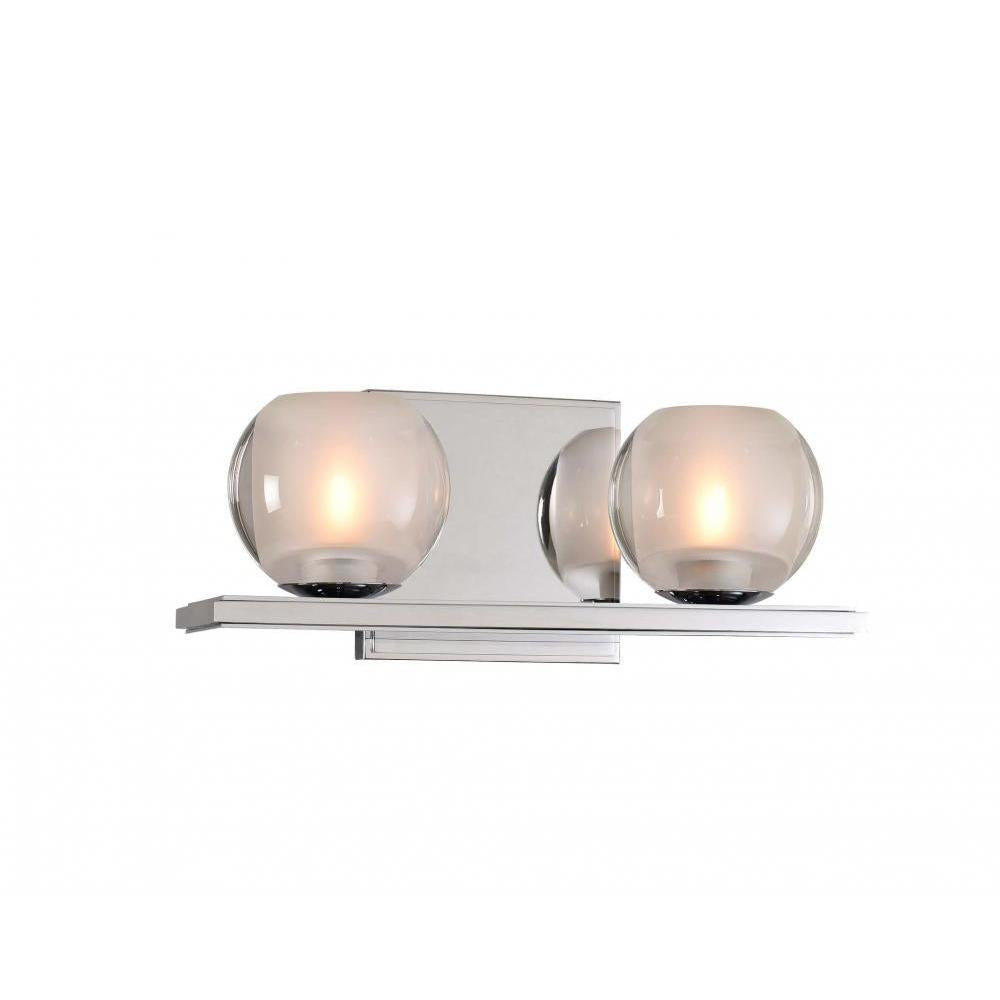 Corona 12 Inch Bath Vanity Light – Satin Nickel – 315032CH