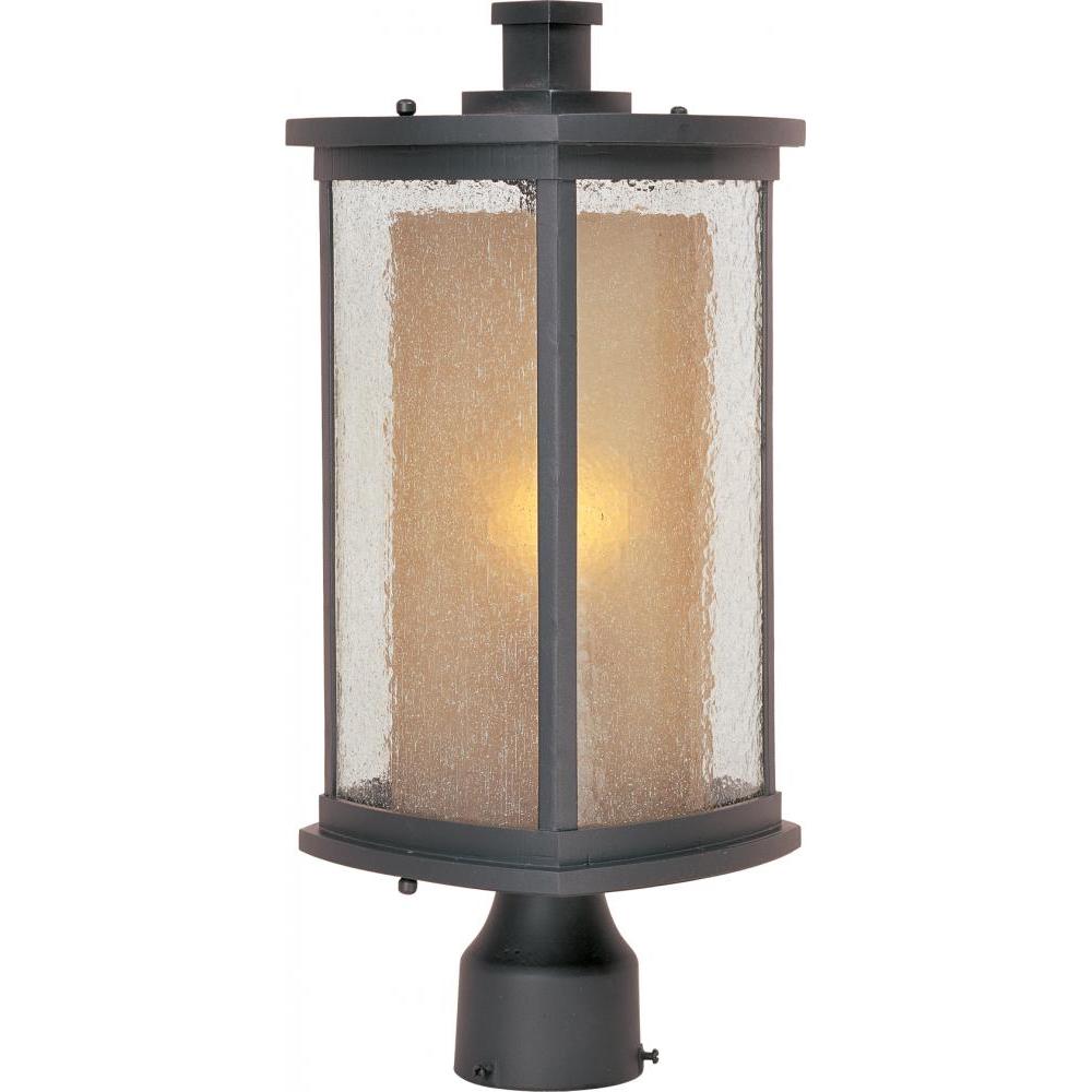 Bungalow 8 Inch Outdoor Post Lantern – Bronze