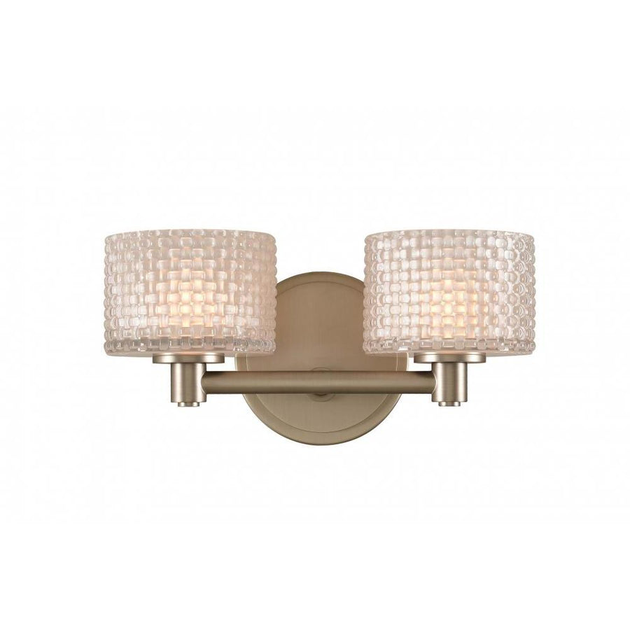 Willow 12 Inch Bath Vanity Light – Satin Nickel – 315532SN