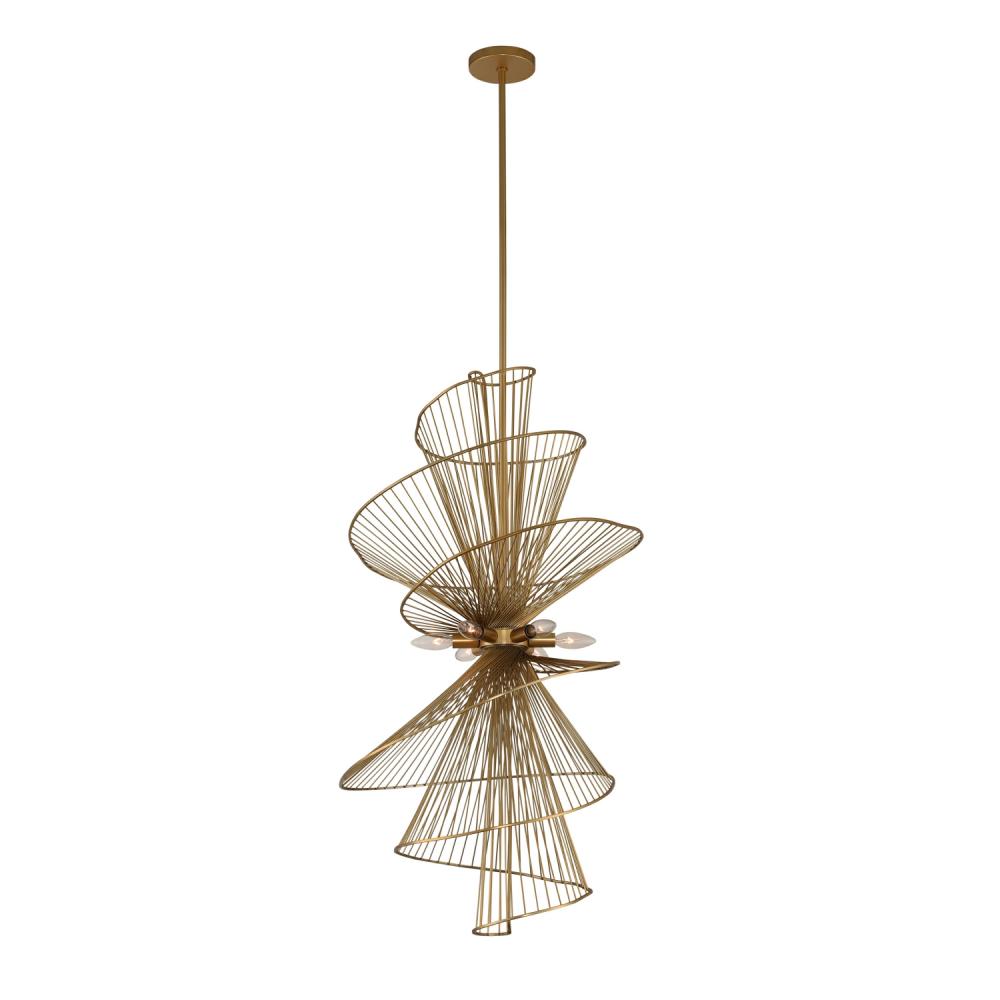 Aurora 24 Inch Wall Sconce – Nordic Brass – 315950NRB