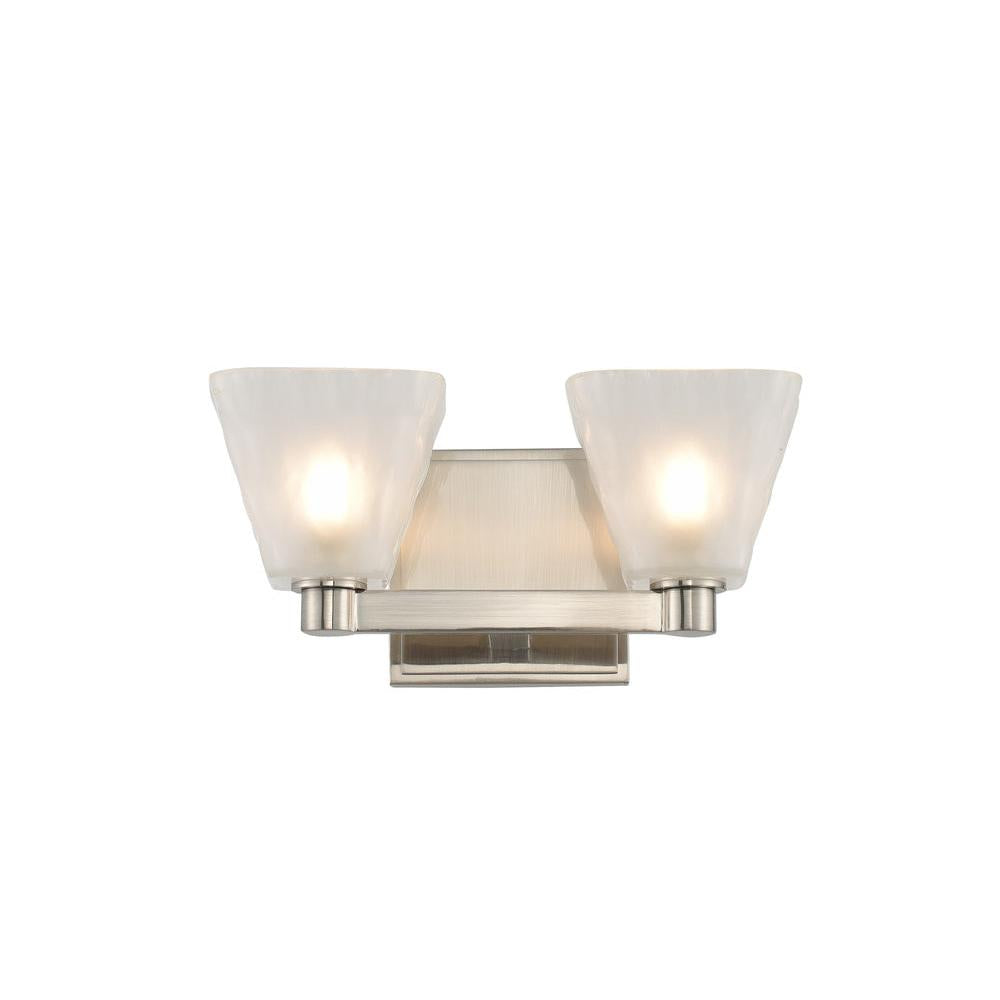 Weston 5 Inch Bath Vanity Light – Glazed Nickel – 316332GN
