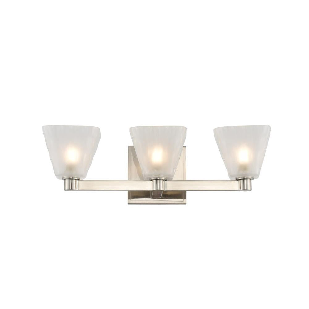 Weston 5 Inch Bath Vanity Light – Glazed Nickel – 316333GN