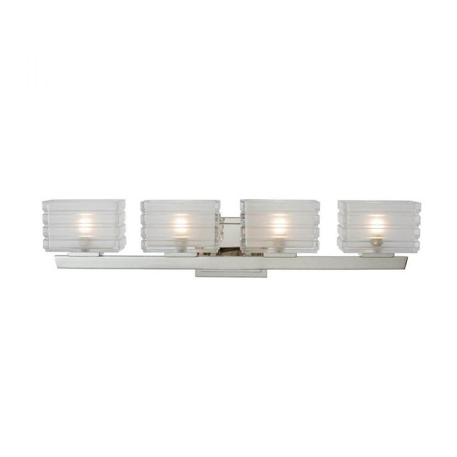 Victoria 6 Inch Bath Vanity Light – Polished Nickel – 316734PN