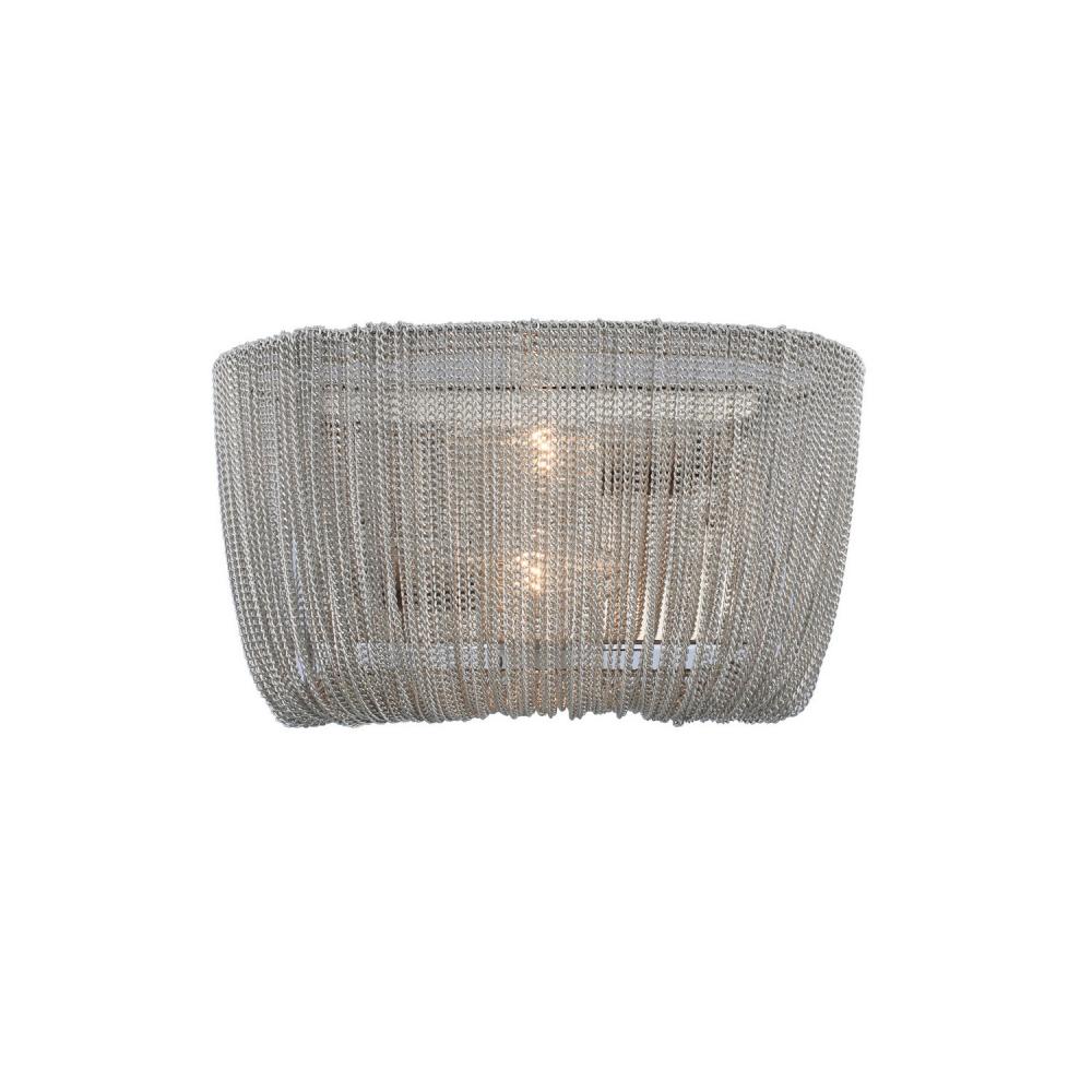 Genevieve 12 Inch Wall Sconce – Polished Nickel – 316920PN