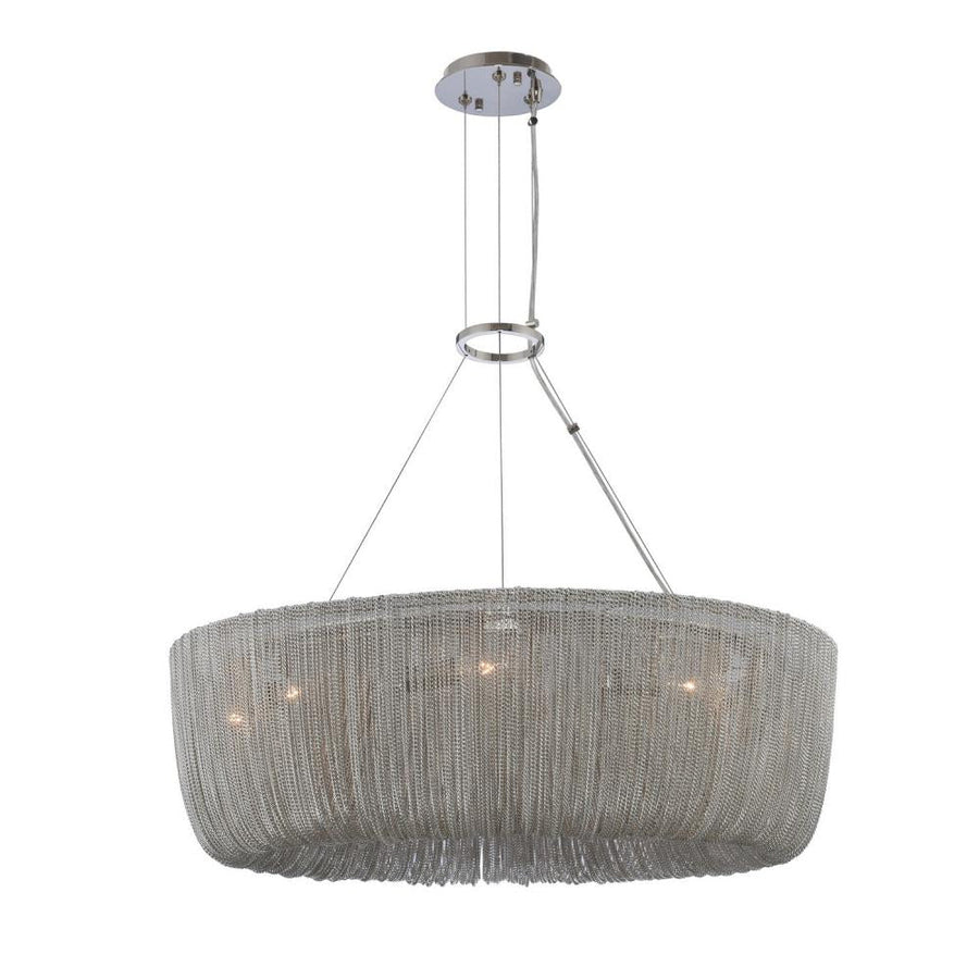 Genevieve 28 Inch Wall Sconce – Polished Nickel – 316950PN