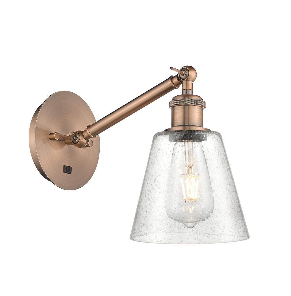 Innovations Lighting 317-1W-AC-G454 Sconce - Antique Copper