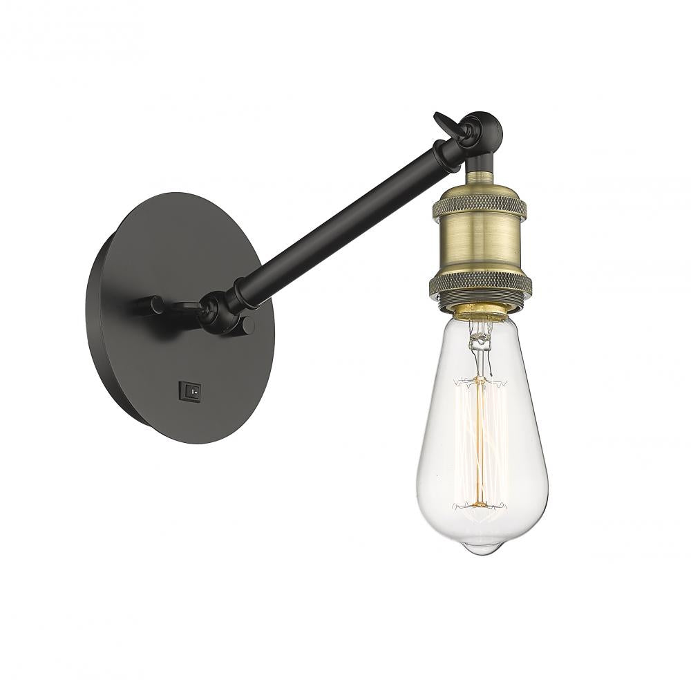 Innovations Lighting 317-1W-BAB-M8-LED Sconce Farm House - Antique Brass