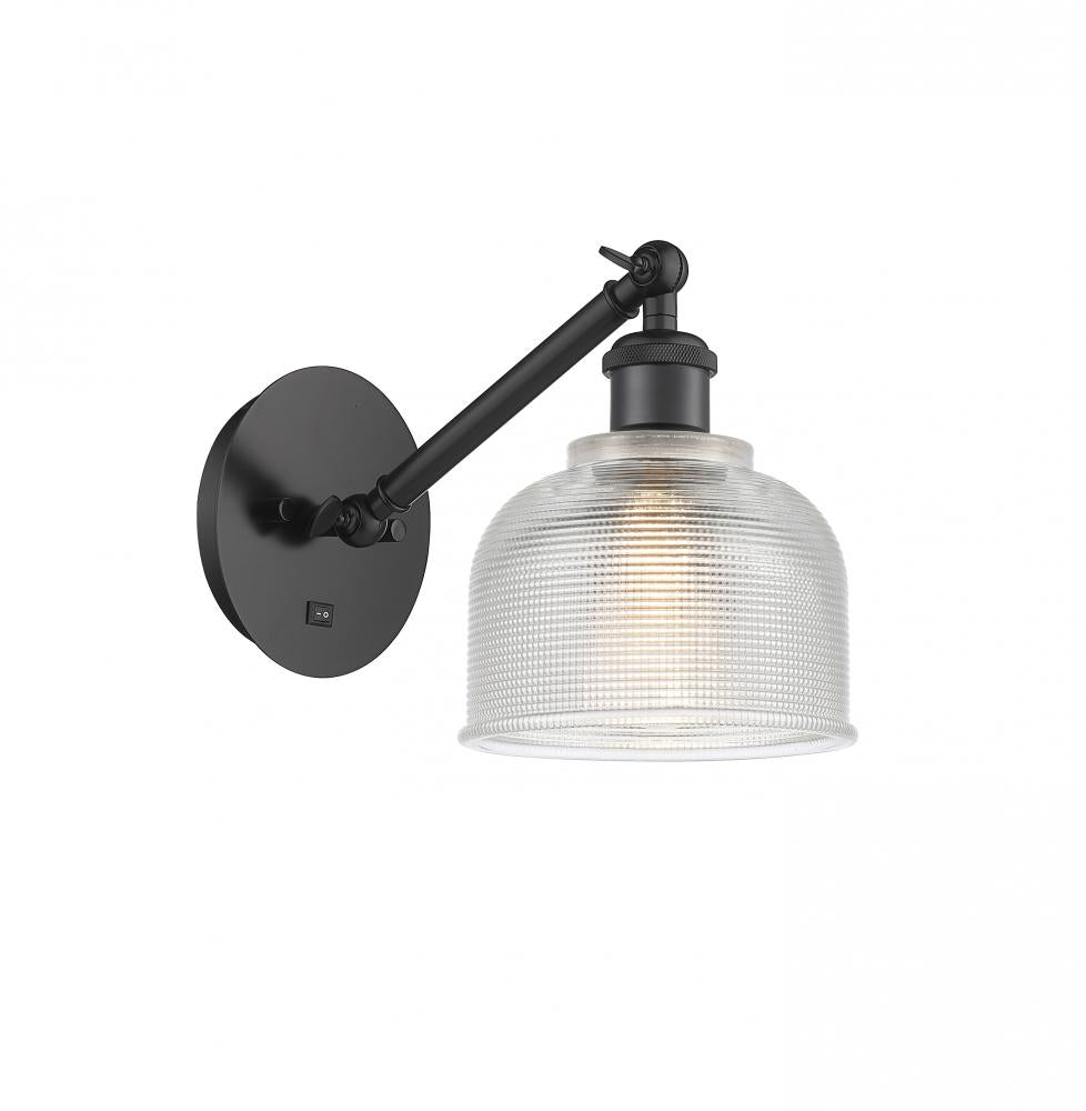 Innovations Lighting 317-1W-BK-G412-LED Sconce Contemporary - Black