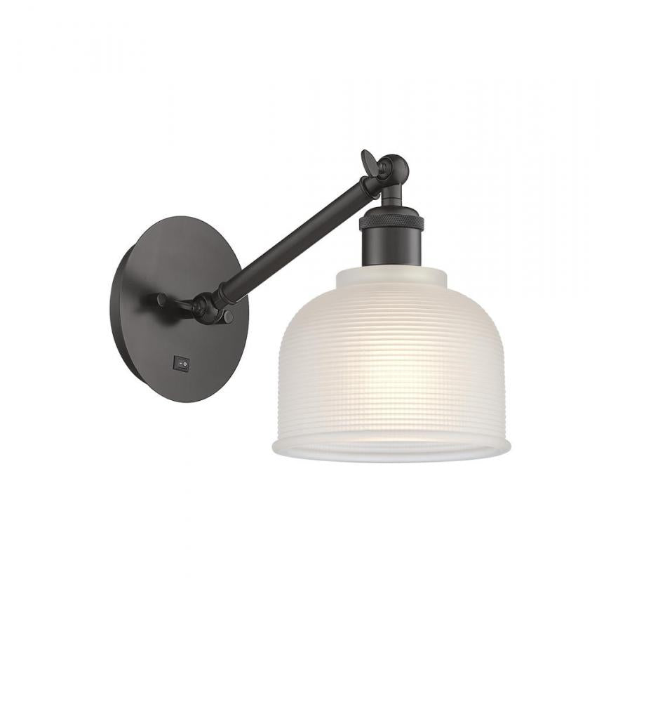 Innovations Lighting 317-1W-OB-G411-LED Sconce Contemporary - Bronze