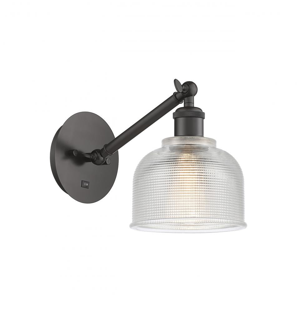 Innovations Lighting 317-1W-OB-G412-LED Sconce Contemporary - Bronze