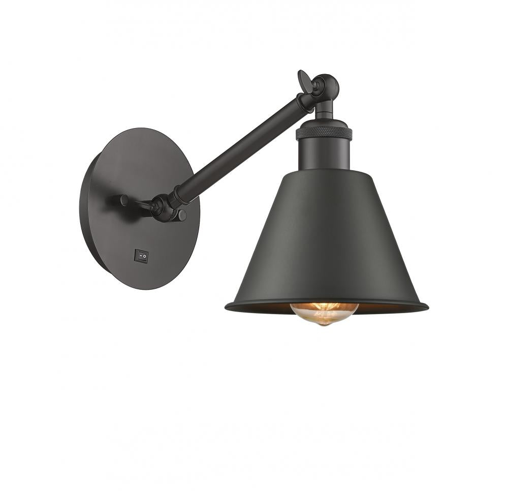 Innovations Lighting 317-1W-OB-M8 Sconce Farm House - Bronze