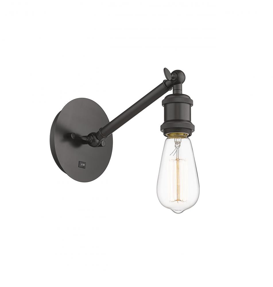 Innovations Lighting 317-1W-OB-M8-LED Sconce Farm House - Bronze